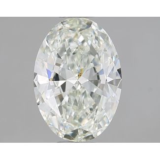 1.5 Carat Oval H SI1 - EX IGI Natural Diamond