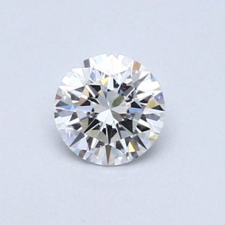 0.4 Carat Round D VVS1 EX VG GIA Natural Diamond