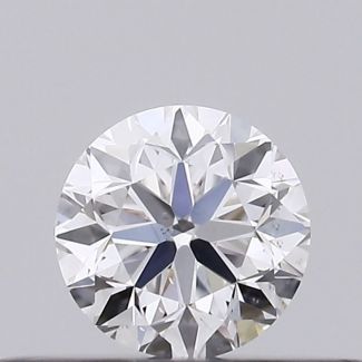 0.23 Carat Round D SI1 VG EX GIA Natural Diamond