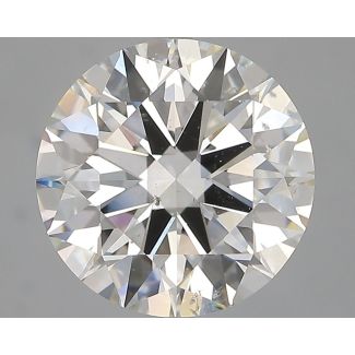 5.03 Carat Round G SI2 EX GIA Natural Diamond