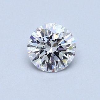 0.5 Carat Round D VVS1 EX VG GIA Natural Diamond