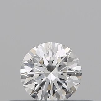 0.23 Carat Round E SI1 EX GIA Natural Diamond