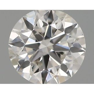 0.31 Carat Round F SI2 EX IGI Natural Diamond