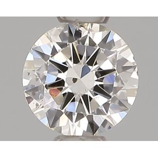 0.30 Carat Round H SI2 VG EX GIA Natural Diamond