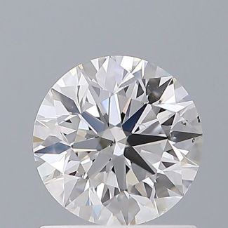 0.8 Carat Round E SI1 EX VG GIA Natural Diamond