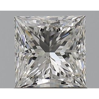 0.9 Carat Princess H SI1 - EX VG GIA Natural Diamond