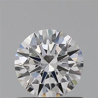 0.60 Carat Round F VVS2 EX GIA Natural Diamond