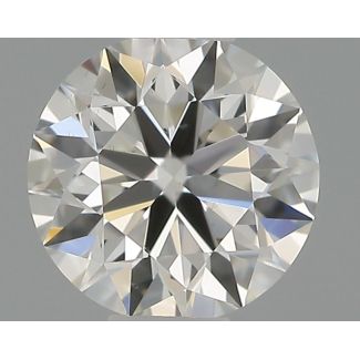 0.32 Carat Round F VS1 EX IGI Natural Diamond