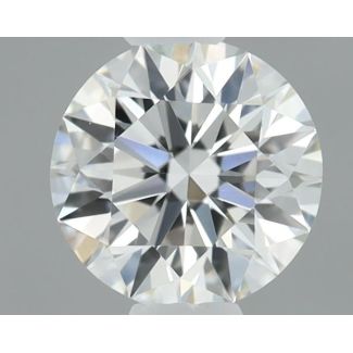 0.3 Carat Round H VVS2 EX GIA Natural Diamond