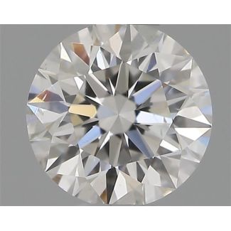 0.34 Carat Round F SI1 VG EX GIA Natural Diamond