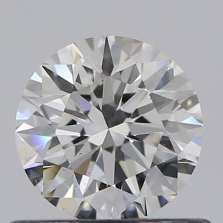 0.53 Carat Round F VS2 EX GIA Natural Diamond