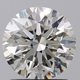 1.20 Carat Round J SI1 EX GIA Natural Diamond