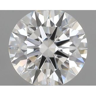 0.5 Carat Round H VS1 EX GIA Natural Diamond