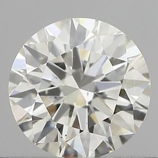 0.43 Carat Round H VS2 EX IGI Natural Diamond