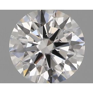 0.30 Carat Round F SI1 EX VG GIA Natural Diamond