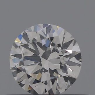 0.35 Carat Round F SI2 EX GIA Natural Diamond