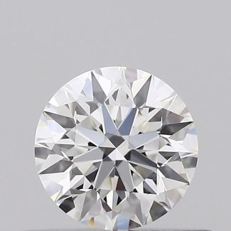 0.41 Carat Round F VVS1 EX GIA Natural Diamond