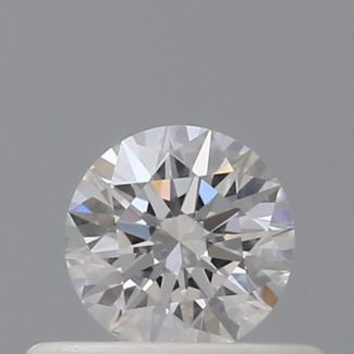 0.33 Carat Round D VVS1 EX GIA Natural Diamond