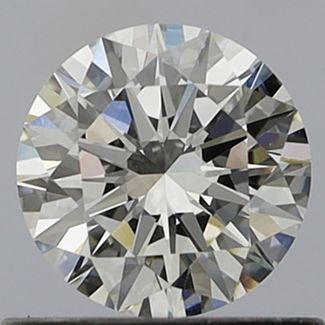 0.6 Carat Round F VS1 EX GIA Natural Diamond