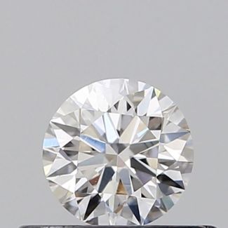 0.35 Carat Round F VS2 EX VG GIA Natural Diamond