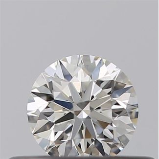 0.28 Carat Round H VVS2 EX GIA Natural Diamond