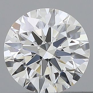 0.54 Carat Round E VS2 EX GIA Natural Diamond