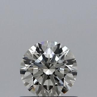 0.51 Carat Round K VVS1 EX GIA Natural Diamond