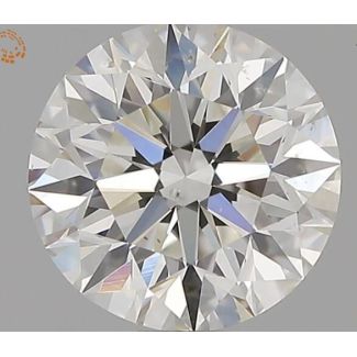 1.0 Carat Round H SI1 EX GIA Natural Diamond