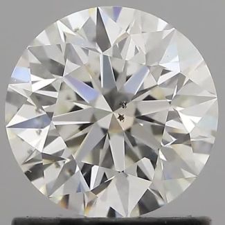 1.00 Carat Round G SI1 EX GIA Natural Diamond