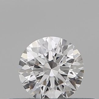 0.27 Carat Round D VVS1 EX GIA Natural Diamond