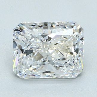 1.72 Carat Radiant E VS1 - EX GIA Natural Diamond