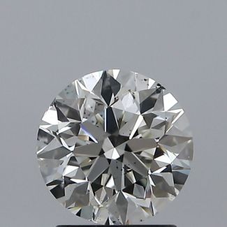 1.50 Carat Round I SI1 VG EX GIA Natural Diamond