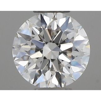 0.3 Carat Round F VS2 EX IGI Natural Diamond