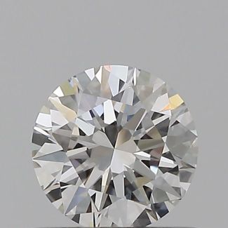 0.52 Carat Round G VS2 EX GIA Natural Diamond