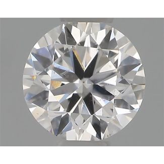 0.30 Carat Round F SI1 VG GD GIA Natural Diamond