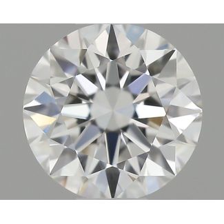 0.36 Carat Round E VVS1 EX GIA Natural Diamond