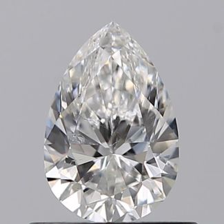 0.51 Carat Pear F SI2 - EX VG GIA Natural Diamond