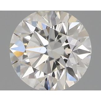 0.31 Carat Round H SI2 EX IGI Natural Diamond