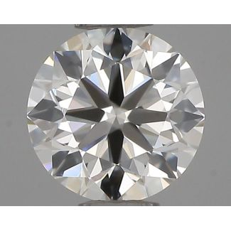 0.5 Carat Round H IF VG EX IGI Natural Diamond