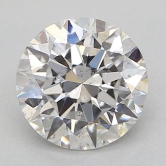 0.5 Carat Round E SI2 EX GIA Natural Diamond