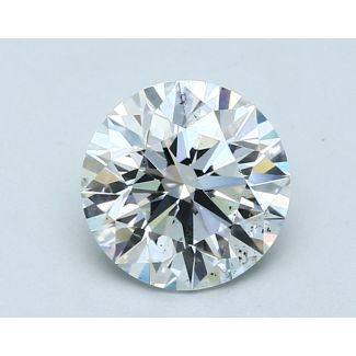 2.05 Carat Round E SI1 EX GIA Natural Diamond