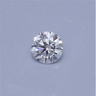 0.55 Carat Round D VVS2 EX GIA Natural Diamond