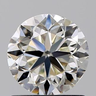 1.00 Carat Round K VS2 GD EX VG GIA Natural Diamond