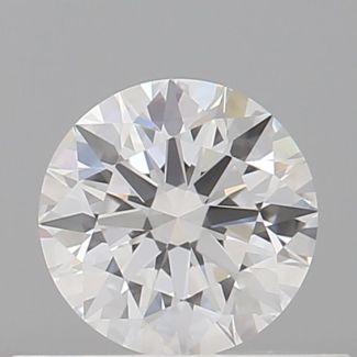 0.46 Carat Round D VVS1 EX GIA Natural Diamond