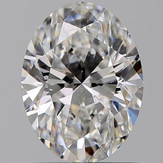 0.90 Carat Oval E SI1 - EX GIA Natural Diamond