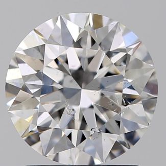 1.50 Carat Round F SI2 EX GIA Natural Diamond