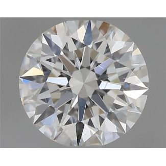 0.6 Carat Round G VVS2 EX GIA Natural Diamond