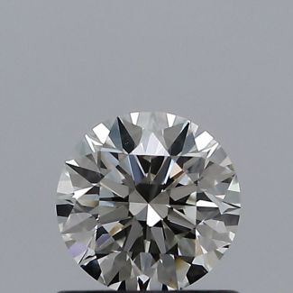 0.61 Carat Round I VS1 EX GIA Natural Diamond