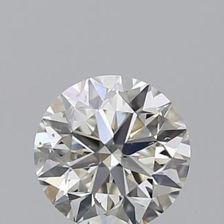 0.54 Carat Round J SI1 VG EX GIA Natural Diamond