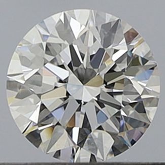 0.36 Carat Round D VVS2 EX GIA Natural Diamond